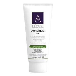 Cepage Acneique Crema-gel Antioxidante Pieles Acne 40g Momento De Aplicación Día/noche Tipo De Piel Acneica