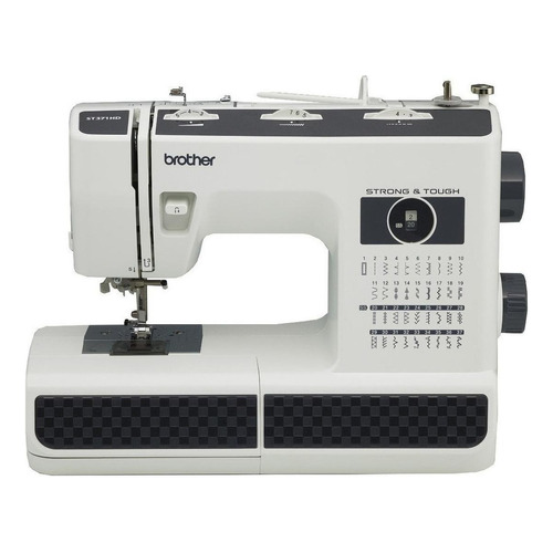 Máquina de coser Brother ST371hd con 37 puntos, color blanco/negro, 220 V