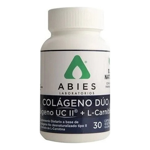 Colágeno Duo Abies® X 30 Cápsulas + L Carnitina Sabor Sin sabor