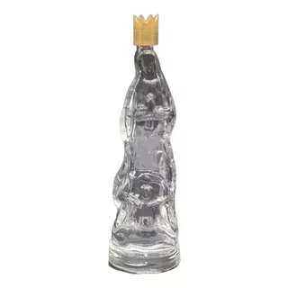 Botella Virgen De Guadalupe Cristal (paquete 15 Piezas)