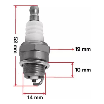 Carburador Vela Roçadeira 43/52cc P/ Vulcan Toyama Nakashi