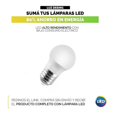 Aplique 2 Luces Tulip 3d Negro Deco Moderno Apto Led Lmp