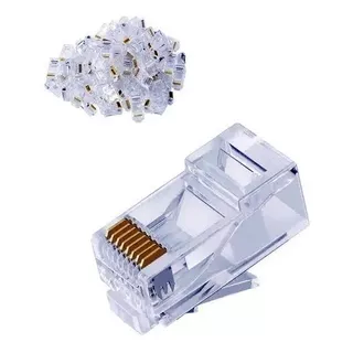 Conector Rj-45 Imexx Cat 6 100 Und Rj45 Cat6