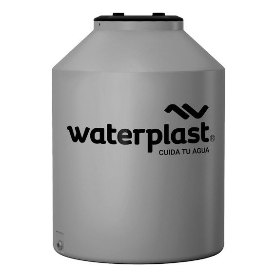Tanque De Agua Tricapa Vertical Gris 1000l Waterplast