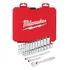 Milwaukee 4932464943 Juego De Dados De Trinquete De 1/4  Mét