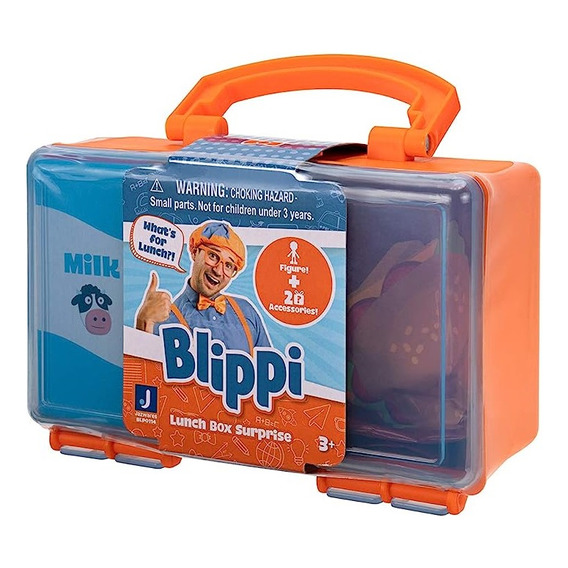 Valijita Blippi Deluxe Lunch Box Con 3 Accesorios