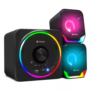 Caixa De Som Subwoofer Surround 2.1 Pc Gamer Usb P2