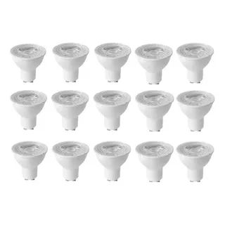 Kit 5 Lâmpadas Spot Led 6,5w Gu10 Dicroica Cor Da Luz Branco Frio (luz Branca) 110v/220v