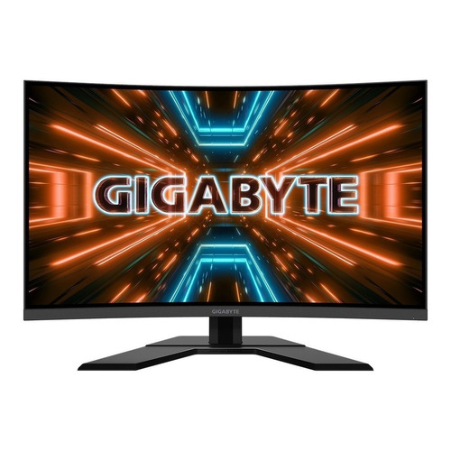 Monitor gamer curvo Gigabyte G32QC A LCD 31.5" negro 100V/240V