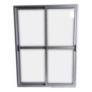 Ventana Corrediza Aluminios Windoor Serie 20 Gris Rectangular De Aluminio 150cm X 200cm X 6cm