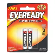 Blister 2 Pilas Zinc Carbon Eveready Aaa Super Heavy Duty - Importadora Fotografica - Distribuidor Oficial Eveready