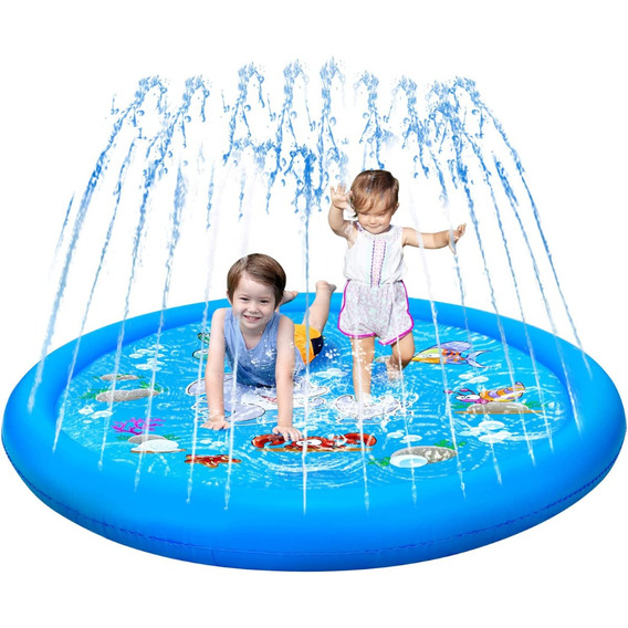 Juguetes Inflables 170cm Splash Pad Sprinkler Para Niños