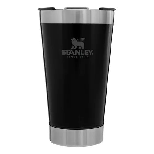 Vaso térmico Stanley copo isolamento a vacuo,copo stanley,copo preto liso  color negro 473mL