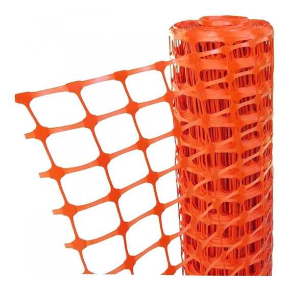 Malla Naranja Seguridad Y Señalización 50cm X 40m Gavatex