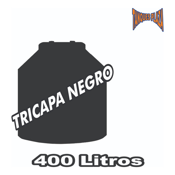 Tanque De 400 Litros Tricapa Plaza Negro Lanús