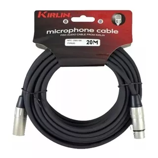 Cable Micrófono Kirlin Xlr Mpc-280 20 Metros