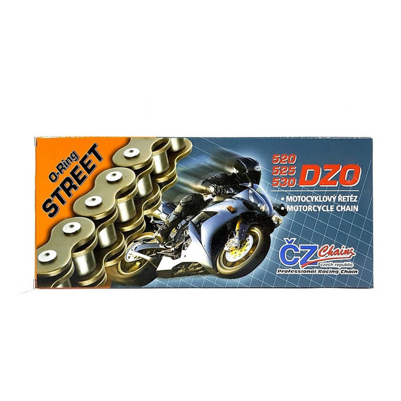 Cadena Transmisión Moto Cz 530 Dzo X 120 C. Oring Kn 43