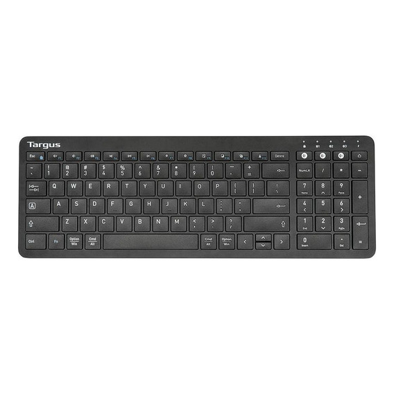 Teclado Us Multidispositivo Antimicrobial Targus Color del teclado Negro