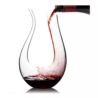 Decanter De Cristal Feito Mao Em U Decantador Vinho Tinto