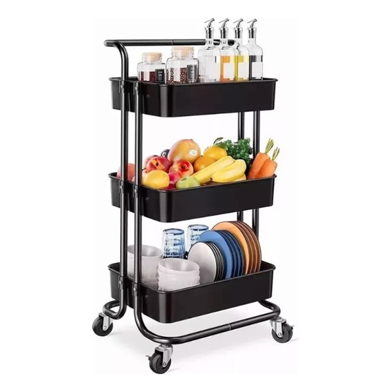 Carrito 3 Niveles Organizador Cocina Frutero Hogar Baño