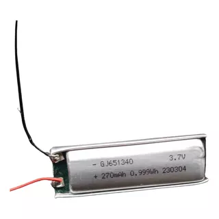 Bateria Recargable Lipo 270mah 3.7v 65x13x40 0.999wh