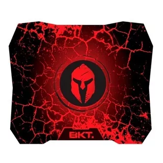 Mouse Pad Gamer Bkt G17 De Tela 244mm X 287mm X 3mm Negro/rojo