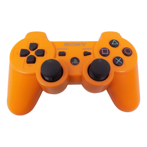 Control Joystick Inalámbrico Sony Playstation Dualshock 3 Color Naranja