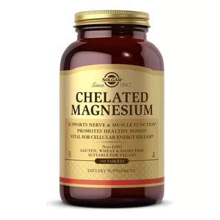 Solgar Chelated Magnesium - 250 Ta - Unidad a $1483