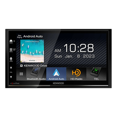 Autoestéreo Kenwood Dmx809s Carplay Android Auto Wifi Color Negro