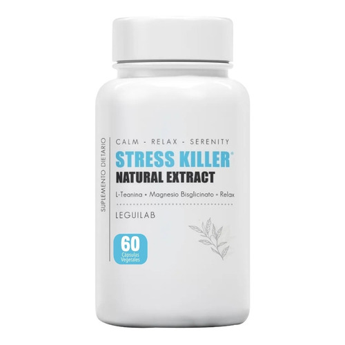 Stress Killer | 60cap Magnesio Bisglicinato | L-teanina