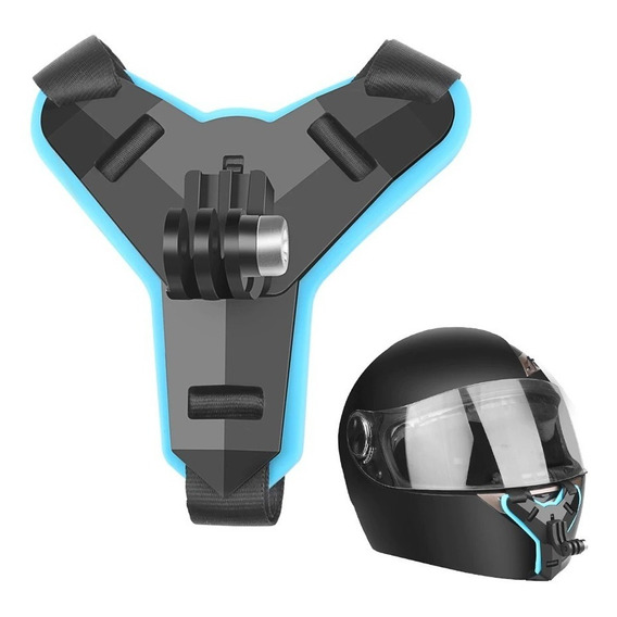 Soporte Casco Frontal Mentonera Gopro Camara Deportiva