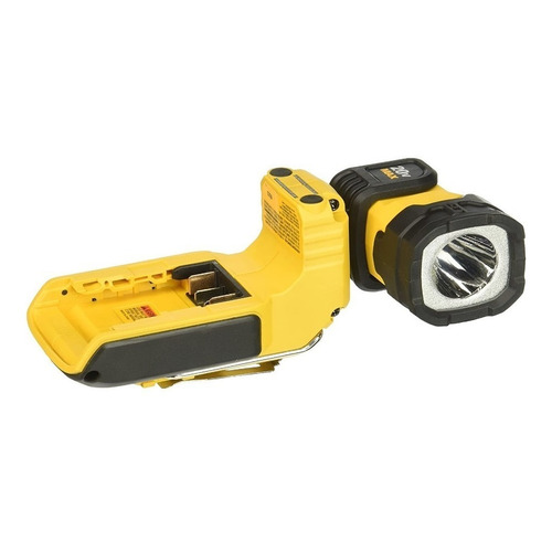 Linterna LED profesional Dcl044, 20 V, máximo 165 lm, con linterna con clip, color amarillo, luz blanca