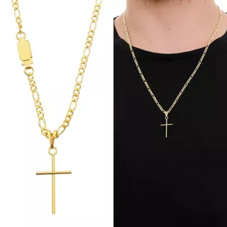 Corrente Masculina Com 20 Camadas De Ouro No Banho 18k Top