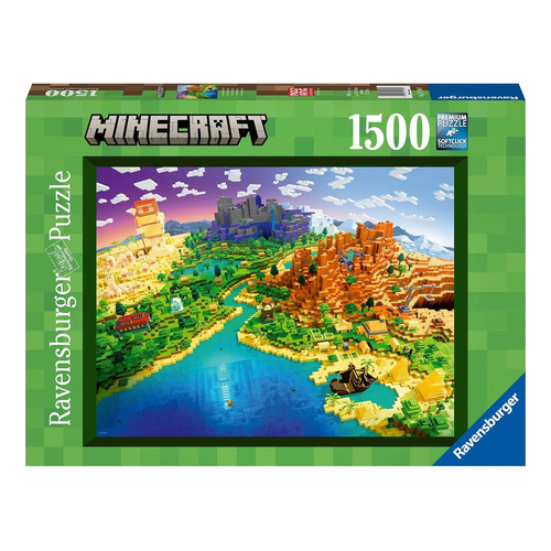 Ravensburger Rompecabezas: World Of Minecraft 1500 Piezas