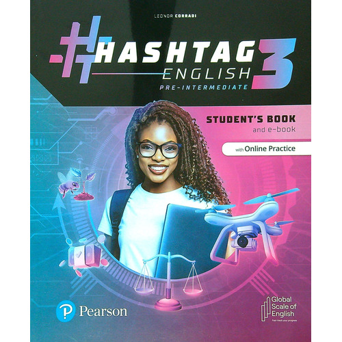 Hashtag English 3 Pre-Intermediate- Student's Book And E-Book + Online Practice, de No Aplica. Editorial Pearson, tapa blanda en inglés americano, 2023
