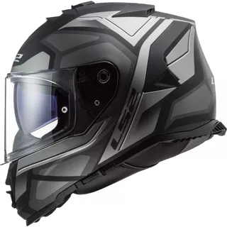 Casco Moto Integral Ls2 800 Faster Titanium Mate + Pin Lock