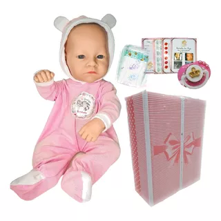 Boneca Bebê Reborn Hiper Realista Premium 100% Silicone 