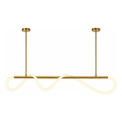 Colgante Mangura Led Barral Dorado Control Remoto Cct 70w Dorado
