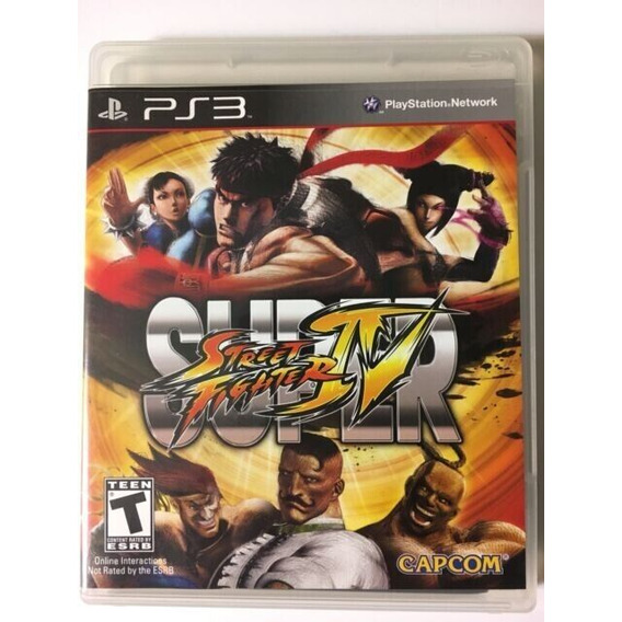 Super Street Fighter 4 Standard Edition Ps3 Fisico Disco