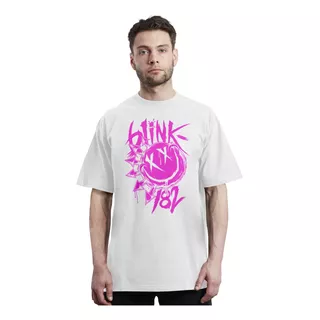 Blink 182 - Logo Pink - Polera