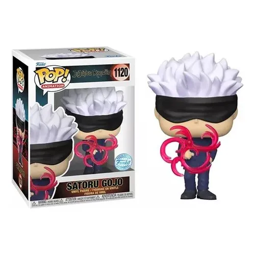 Funko Pop Jujutsu Kaisen Satoru Vermelho Brilhante 1120 Funko Pop Jujutsu Kaisen Satoru Vermelho Brilhante 1120