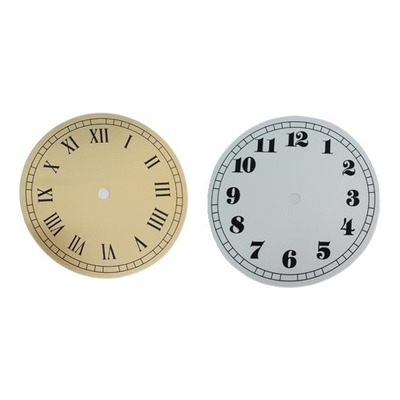 Tablero Reloj De Pared Aluminio Artesania X5unds Esfera Dial