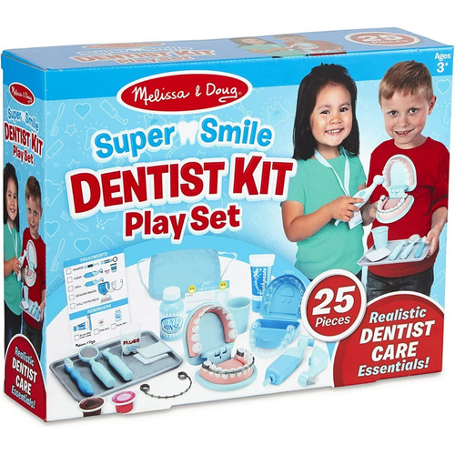 Kit Super Sonrisa Maletin De Dentista 25 Juguetes De Rol