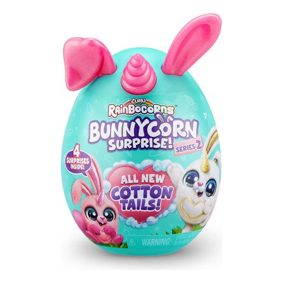 Rainbocorns Bunnycorn Surprise Series 2 Peluche Sorpresa Color Rosa