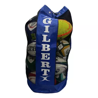  Bolsa Red Porta Pelota Gilbert Futbol Basquet Voley Rugby