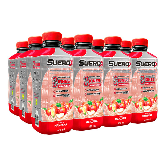 Pack 12 Unidades Suerox Manzana 12x630 Ml