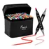Estuche De Fibrones Marcadores Touch X80 Unidades Doble Punta