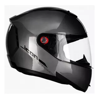 Capacete Moto Peels Icon Classic Cor Grafite Fosco Com Grafite Tamanho Do Capacete 62