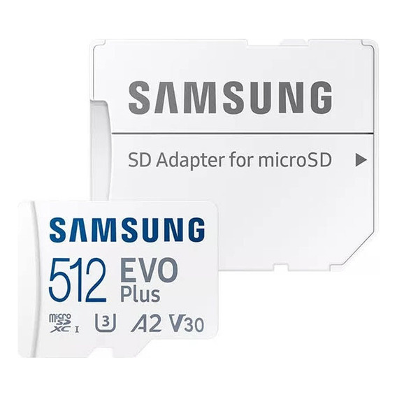 Memoria Micro Sd Samsung Evo Plus 512 Gb, 100% Original