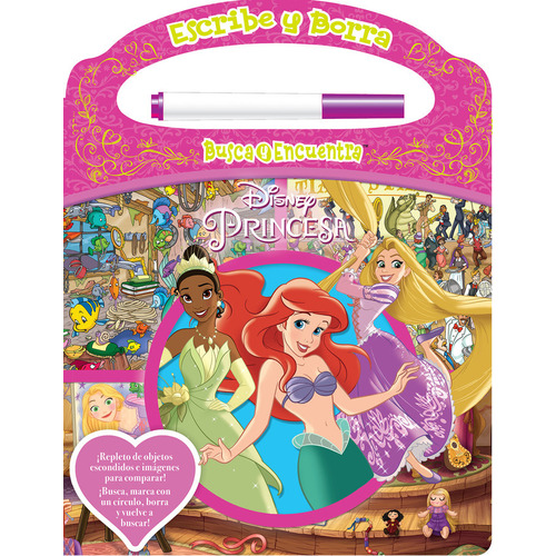 Escribe Y Borra Disney Princesas Welf, De Princess. Editorial Pi Kids, Tapa Dura En Español